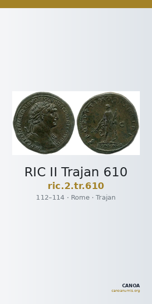 RIC II Trajan 610 — CANOA