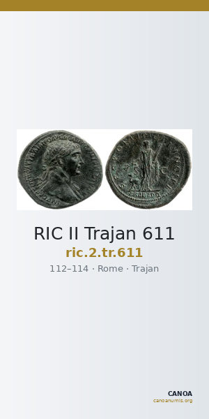 RIC II Trajan 611 — CANOA