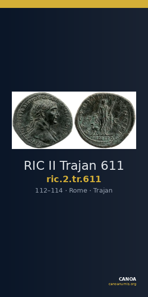 RIC II Trajan 611 — CANOA