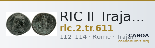 RIC II Trajan 611 — CANOA