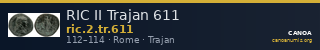 RIC II Trajan 611 — CANOA