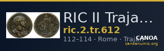 RIC II Trajan 612 — CANOA