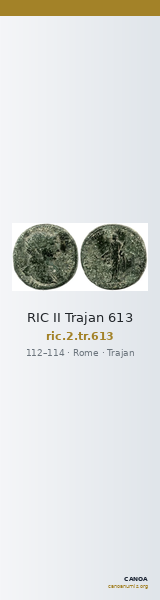 RIC II Trajan 613 — CANOA