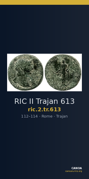RIC II Trajan 613 — CANOA
