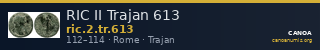 RIC II Trajan 613 — CANOA