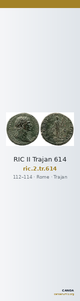 RIC II Trajan 614 — CANOA