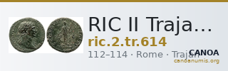 RIC II Trajan 614 — CANOA