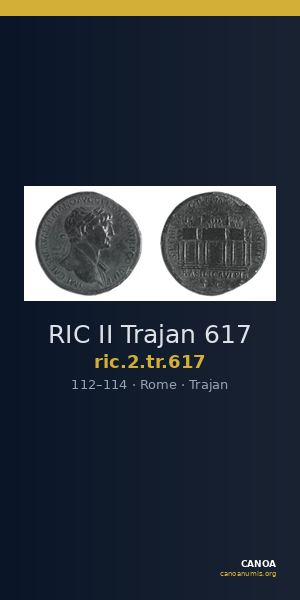 RIC II Trajan 617 — CANOA