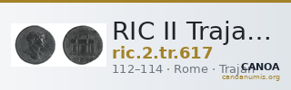 RIC II Trajan 617 — CANOA
