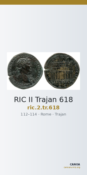 RIC II Trajan 618 — CANOA