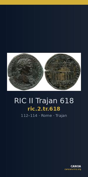 RIC II Trajan 618 — CANOA