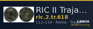 RIC II Trajan 618 — CANOA