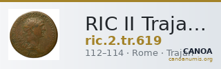 RIC II Trajan 619 — CANOA