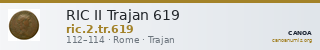 RIC II Trajan 619 — CANOA