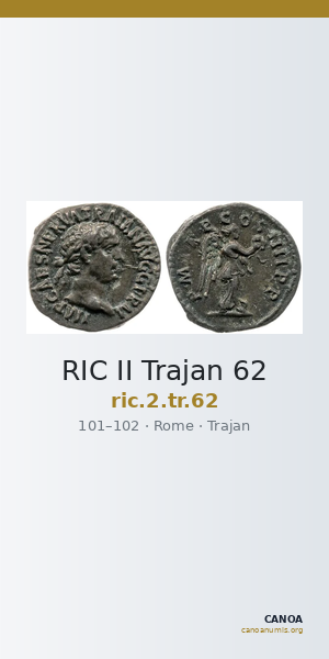 RIC II Trajan 62 — CANOA