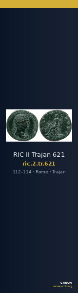 RIC II Trajan 621 — CANOA