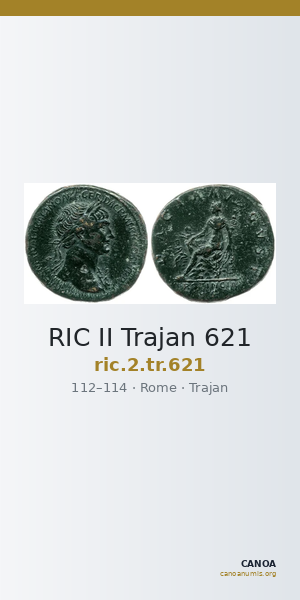 RIC II Trajan 621 — CANOA
