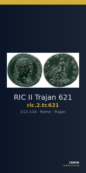 RIC II Trajan 621 — CANOA