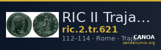RIC II Trajan 621 — CANOA