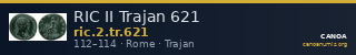 RIC II Trajan 621 — CANOA