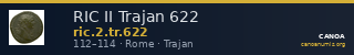 RIC II Trajan 622 — CANOA