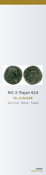 RIC II Trajan 624 — CANOA