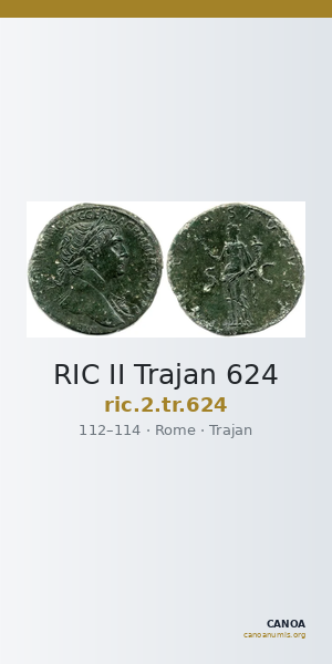 RIC II Trajan 624 — CANOA