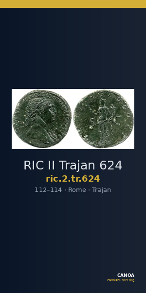 RIC II Trajan 624 — CANOA