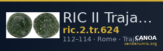 RIC II Trajan 624 — CANOA