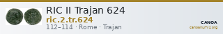 RIC II Trajan 624 — CANOA