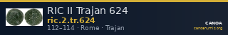 RIC II Trajan 624 — CANOA