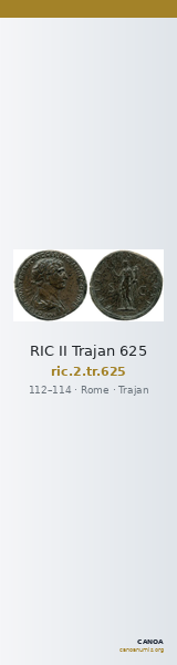 RIC II Trajan 625 — CANOA