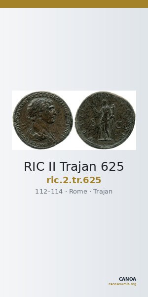 RIC II Trajan 625 — CANOA
