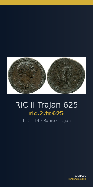 RIC II Trajan 625 — CANOA