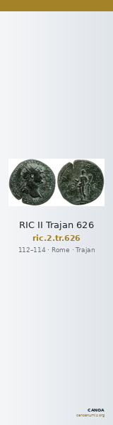 RIC II Trajan 626 — CANOA