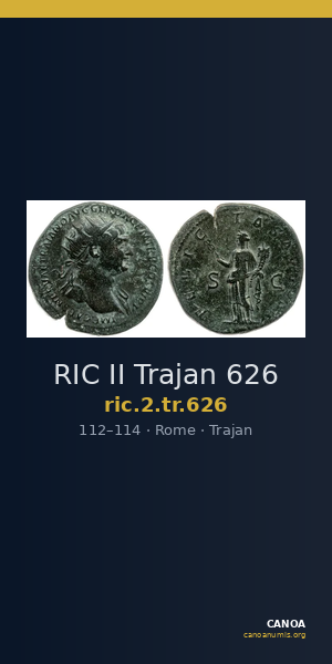 RIC II Trajan 626 — CANOA