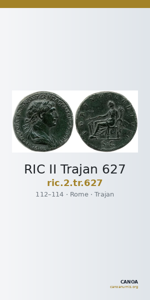 RIC II Trajan 627 — CANOA
