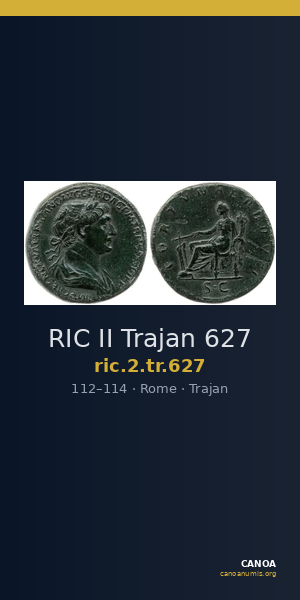 RIC II Trajan 627 — CANOA