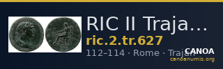 RIC II Trajan 627 — CANOA