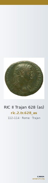 RIC II Trajan 628 (as) — CANOA