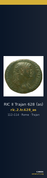 RIC II Trajan 628 (as) — CANOA