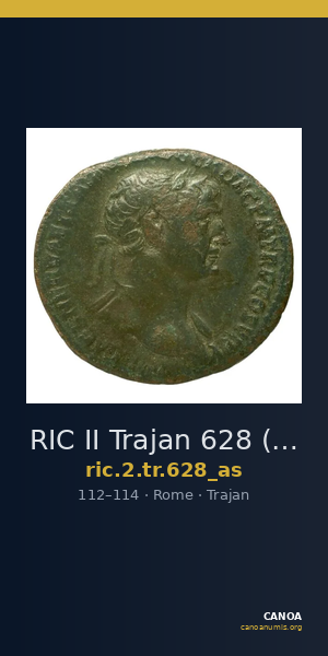 RIC II Trajan 628 (as) — CANOA