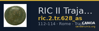 RIC II Trajan 628 (as) — CANOA