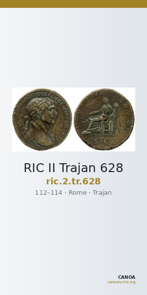 RIC II Trajan 628 — CANOA