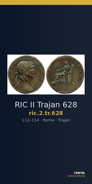 RIC II Trajan 628 — CANOA