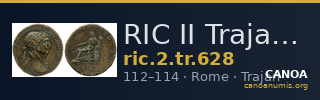 RIC II Trajan 628 — CANOA