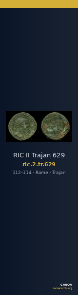 RIC II Trajan 629 — CANOA