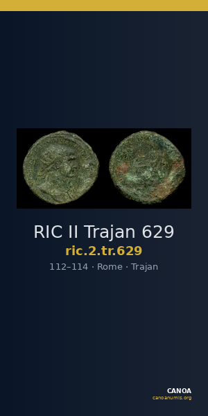 RIC II Trajan 629 — CANOA