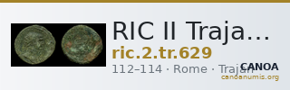RIC II Trajan 629 — CANOA