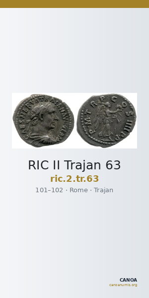 RIC II Trajan 63 — CANOA